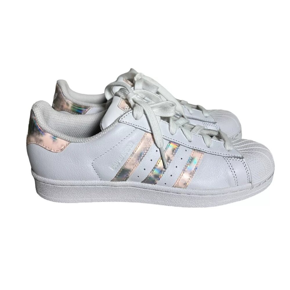 Adidas Superstar Women's Multicolor Lace-Up Sneaker Shoes Size 5.5 DB2963 - Picture 9 of 16